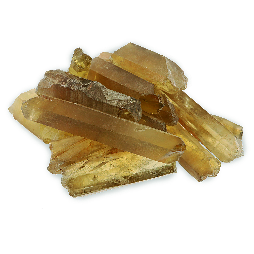 Citrine facet rough